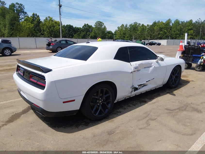2021 Dodge Challenger VIN 2C3CDZJG9MH665096 IAAI salvage auction — RIGHT SIDE, Salvage Title, sold $9,000 on 2026-08-20 (photo 4)