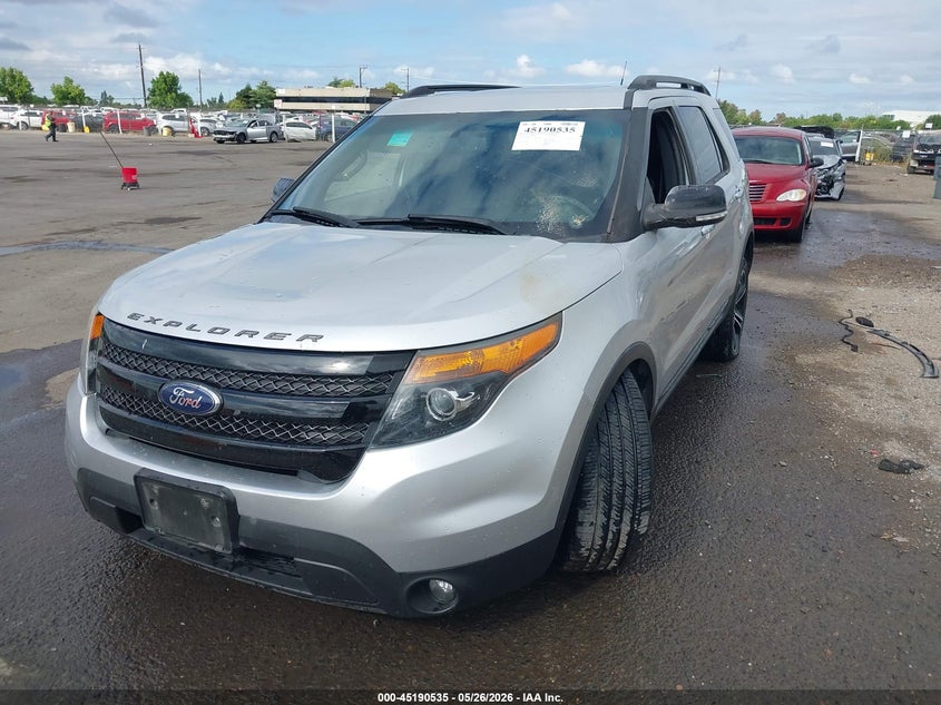 2014 Ford Explorer VIN 1FM5K8GT2EGC12830 IAAI salvage auction — FRONT END, Salvage Title, sold $1,000 on 2026-07-05 (photo 2)