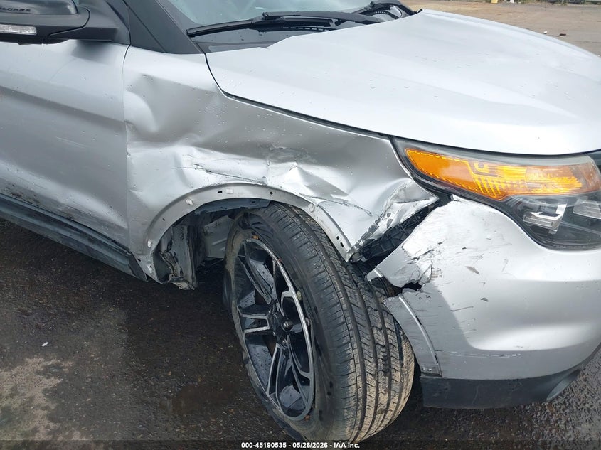 2014 Ford Explorer VIN 1FM5K8GT2EGC12830 IAAI salvage auction — FRONT END, Salvage Title, sold $1,000 on 2026-07-05 (photo 6)