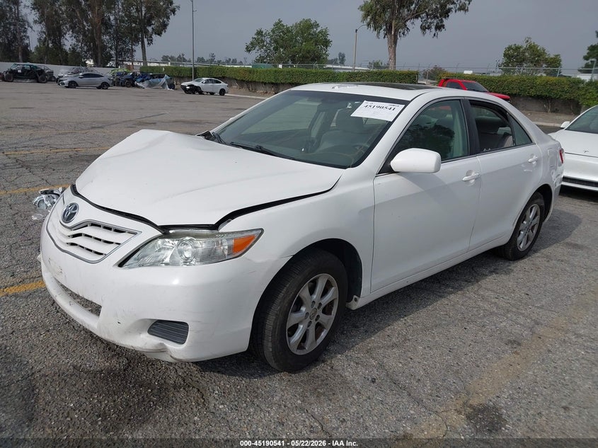 2011 Toyota Camry VIN JTNBK3EK3B3050466 IAAI salvage auction — FRONT END, Salvage (California), sold $800 on 2026-07-07 (photo 2)