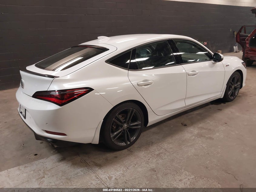 2025 Acura Integra VIN 19UDE4H66SA002966 IAAI salvage auction — WATER/FLOOD, Mv-907A (New York), sold $15,000 on 2026-09-08 (photo 4)