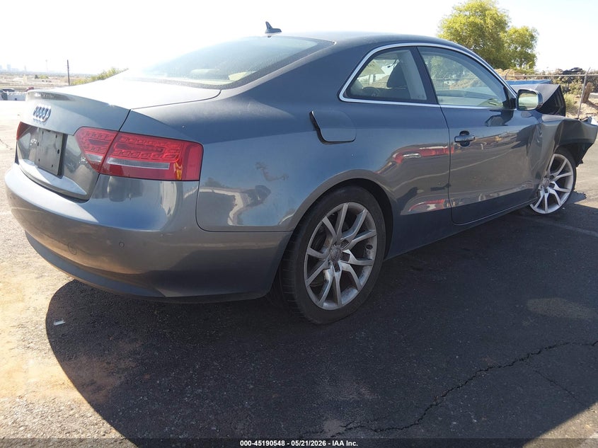 2012 Audi A5 VIN WAULFAFR8CA003084 IAAI salvage auction — FRONT END, Salvage (Nevada), sold $100 on 2026-07-10 (photo 4)