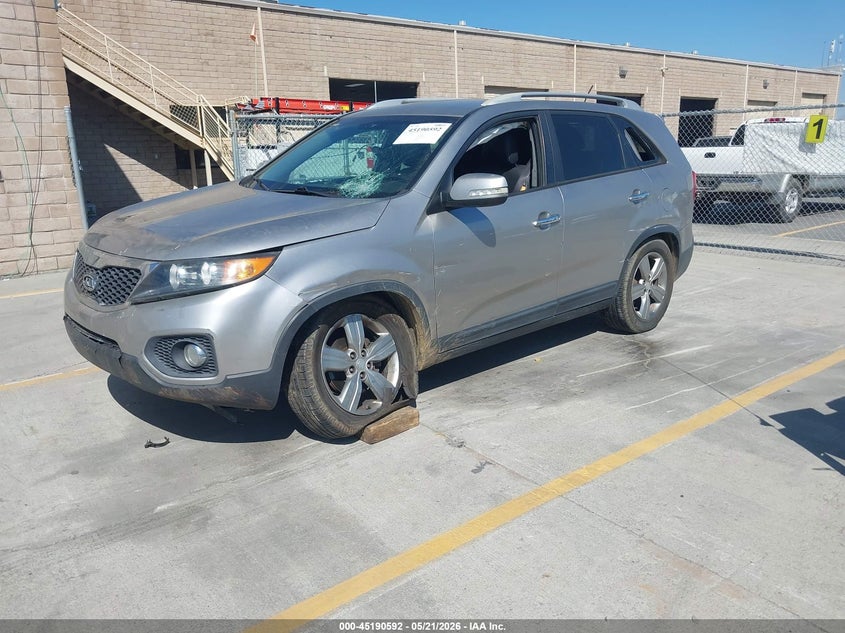 2013 Kia Sorento VIN 5XYKU4A61DG341902 IAAI salvage auction — FRONT END, Salvage (California), sold $475 on 2026-07-20 (photo 2)