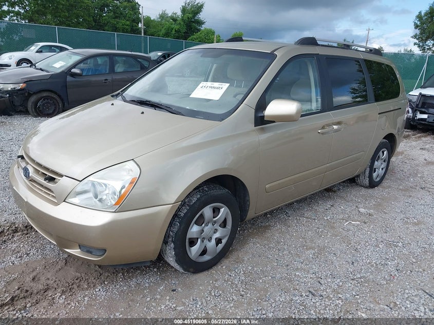 2008 Kia SEDONA VIN KNDMB233586202497 IAAI salvage auction — SIDE, Salvage (Kentucky), sold $525 on 2026-07-09 (photo 2)