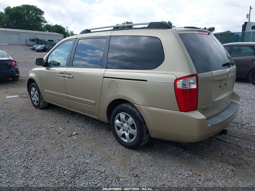 2008 Kia SEDONA VIN KNDMB233586202497 IAAI salvage auction — SIDE, Salvage (Kentucky), sold $525 on 2026-07-09 (photo 3)