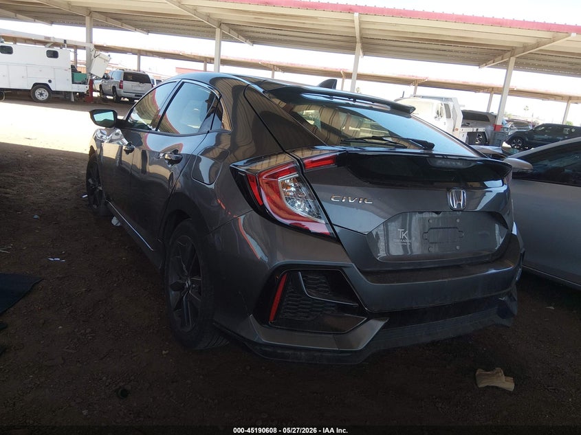 2021 Honda Civic VIN SHHFK7H68MU211474 IAAI salvage auction — FRONT END, Salvage Title, sold $6,300 on 2026-07-14 (photo 3)