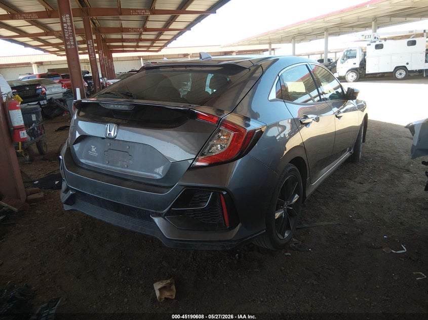 2021 Honda Civic VIN SHHFK7H68MU211474 IAAI salvage auction — FRONT END, Salvage Title, sold $6,300 on 2026-07-14 (photo 4)