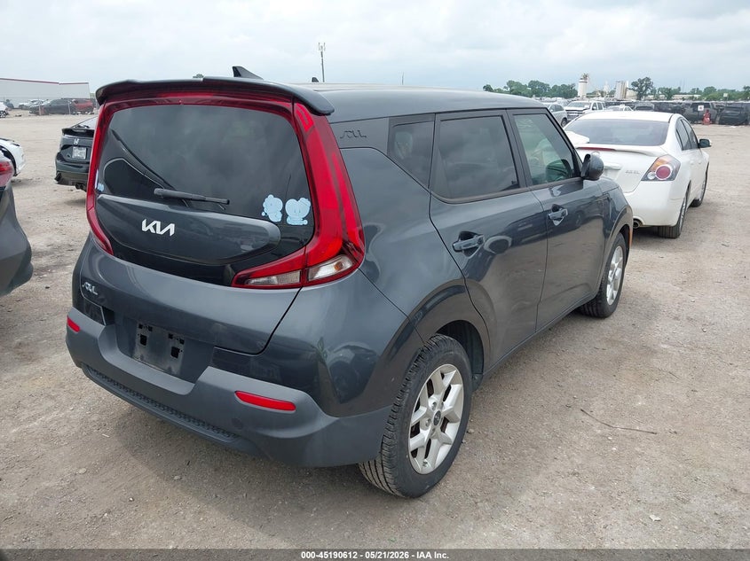 2022 Kia Soul VIN KNDJ23AU6N7803766 IAAI salvage auction — THEFT, Original (Texas), sold $7,600 on 2026-07-08 (photo 4)