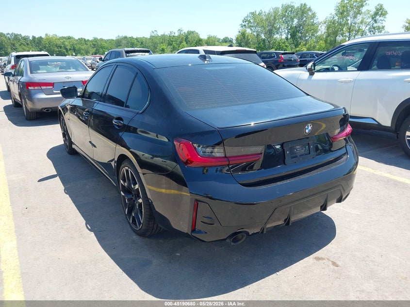 2026 BMW 3er VIN 3MW89CW01T8G10594 IAAI salvage auction — HAIL, Salvage Title, sold $17,600 on 2026-07-30 (photo 3)