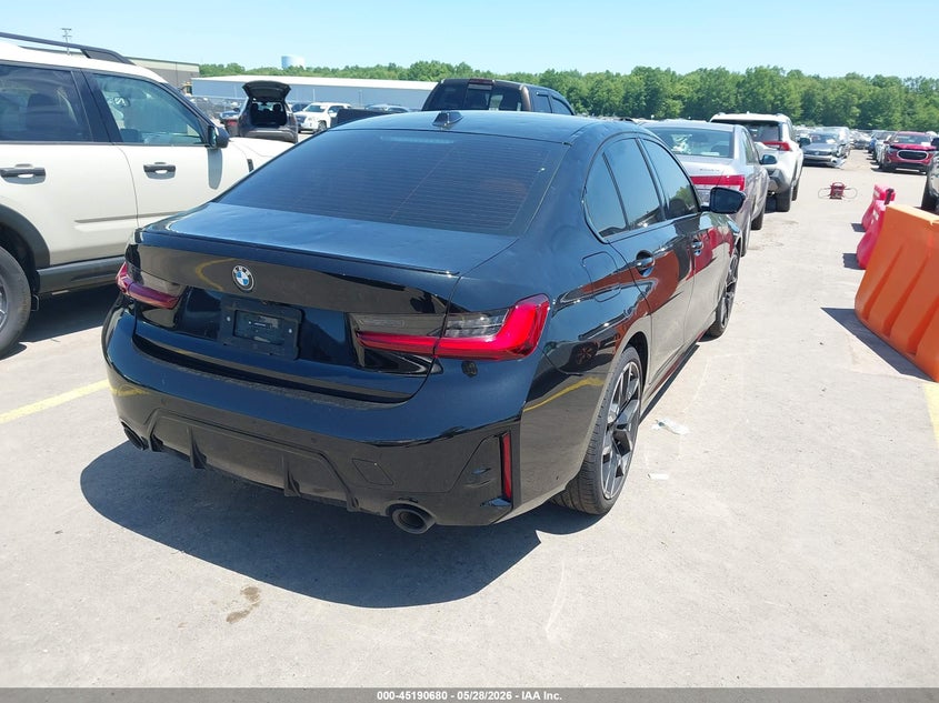 2026 BMW 3er VIN 3MW89CW01T8G10594 IAAI salvage auction — HAIL, Salvage Title, sold $17,600 on 2026-07-30 (photo 4)