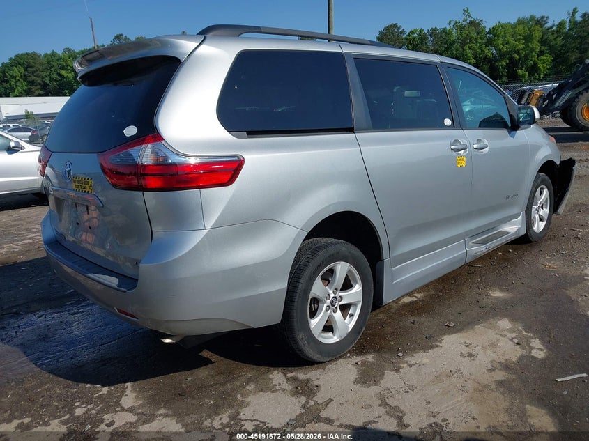 2020 Toyota Sienna VIN 5TDKZ3DCXLS049521 IAAI salvage auction — FRONT END, Salvage (Virginia), sold $7,100 on 2026-07-31 (photo 4)