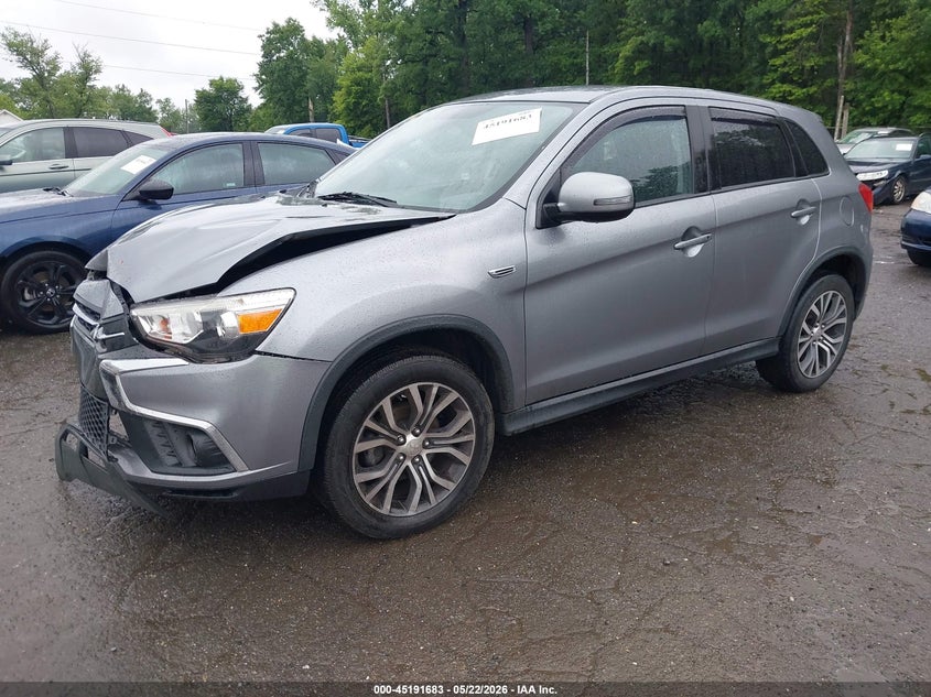 2018 Mitsubishi Outlander VIN JA4AP3AU7JZ007697 IAAI salvage auction — FRONT END, Salvage (Virginia), sold $3,350 on 2026-07-15 (photo 2)