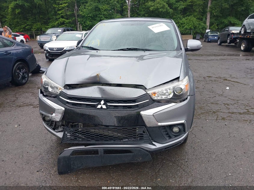 2018 Mitsubishi Outlander VIN JA4AP3AU7JZ007697 IAAI salvage auction — FRONT END, Salvage (Virginia), sold $3,350 on 2026-07-15 (photo 6)
