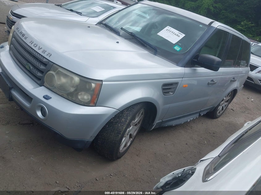 2008 Land rover Range rover sport VIN SALSK25498A147541 IAAI salvage auction — REAR END, Clear (Massachusetts), sold $725 on 2026-07-07 (photo 2)