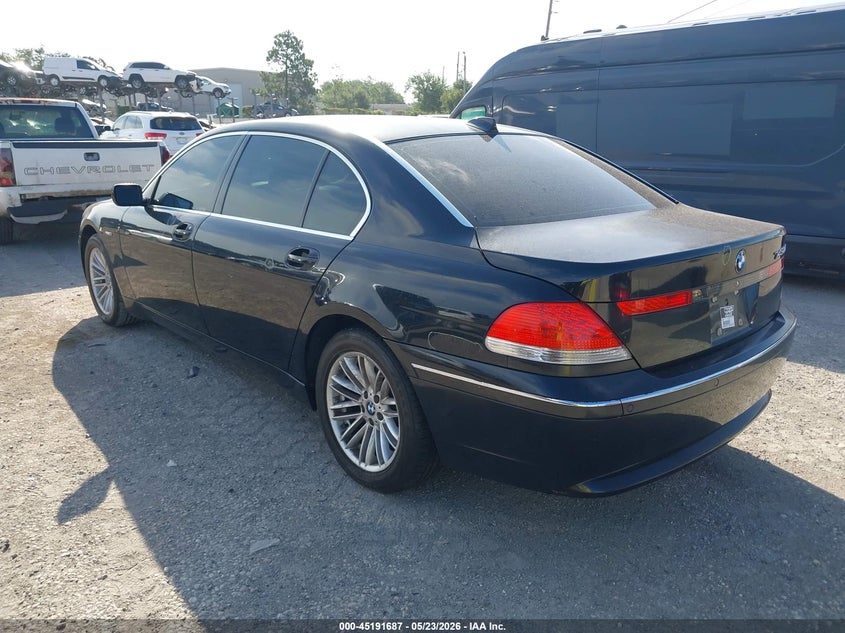 2005 BMW 7er VIN WBAGN63515DS56218 IAAI salvage auction — UNKNOWN, Rebuildable (Florida), sold $475 on 2026-07-14 (photo 3)