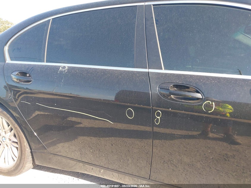 2005 BMW 7er VIN WBAGN63515DS56218 IAAI salvage auction — UNKNOWN, Rebuildable (Florida), sold $475 on 2026-07-14 (photo 6)