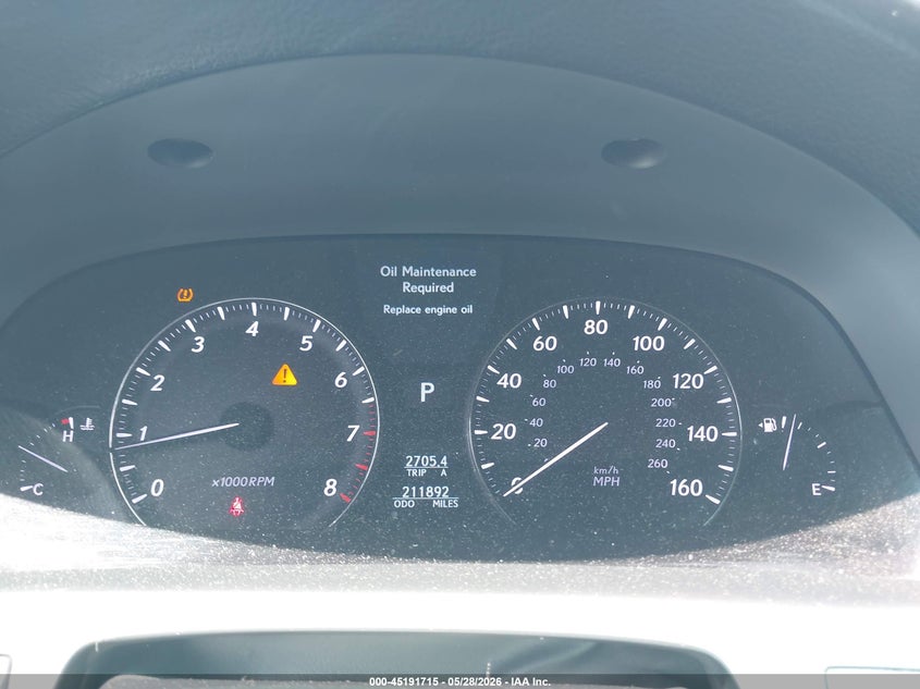 2007 Lexus Ls VIN JTHGL46F775015759 IAAI salvage auction — FRONT END, Salvage (Georgia), sold $825 on 2026-07-21 (photo 7)