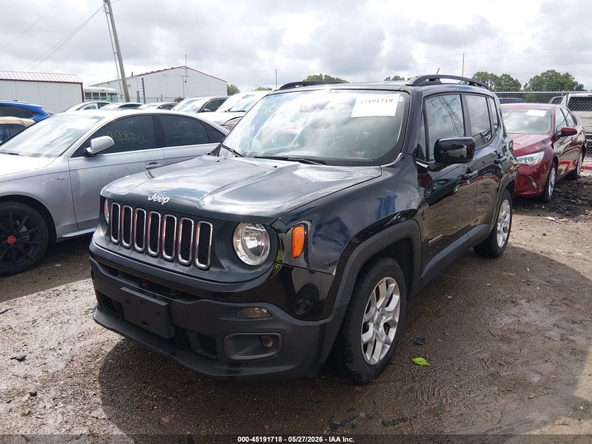 2016 Jeep Renegade VIN ZACCJABT1GPD56680 IAAI salvage auction — REAR END, Clear (Indiana), sold $1,950 on 2026-07-08 (photo 2)