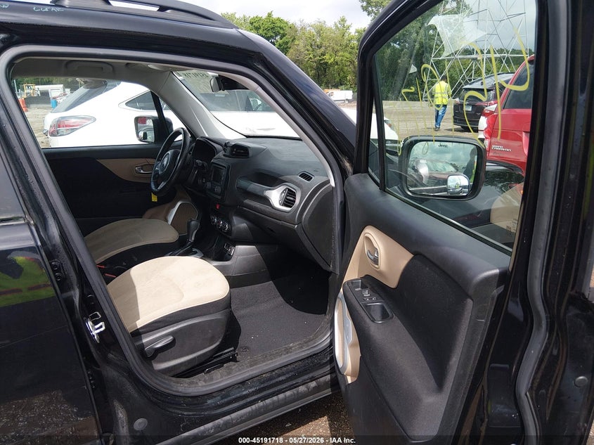 2016 Jeep Renegade VIN ZACCJABT1GPD56680 IAAI salvage auction — REAR END, Clear (Indiana), sold $1,950 on 2026-07-08 (photo 5)