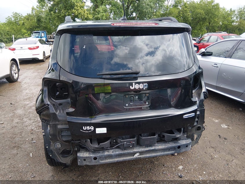 2016 Jeep Renegade VIN ZACCJABT1GPD56680 IAAI salvage auction — REAR END, Clear (Indiana), sold $1,950 on 2026-07-08 (photo 6)