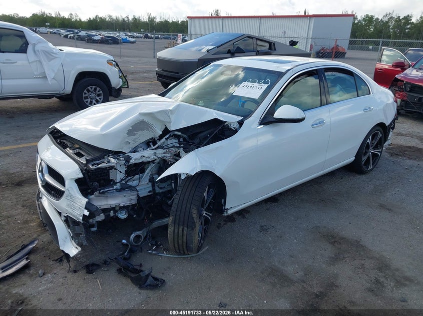 2024 Mercedes-benz C-klasse VIN W1KAF4GB7RR178732 IAAI salvage auction — LEFT FRONT, Certificate Of Destruction (Florida), sold $9,950 on 2026-07-29 (photo 2)