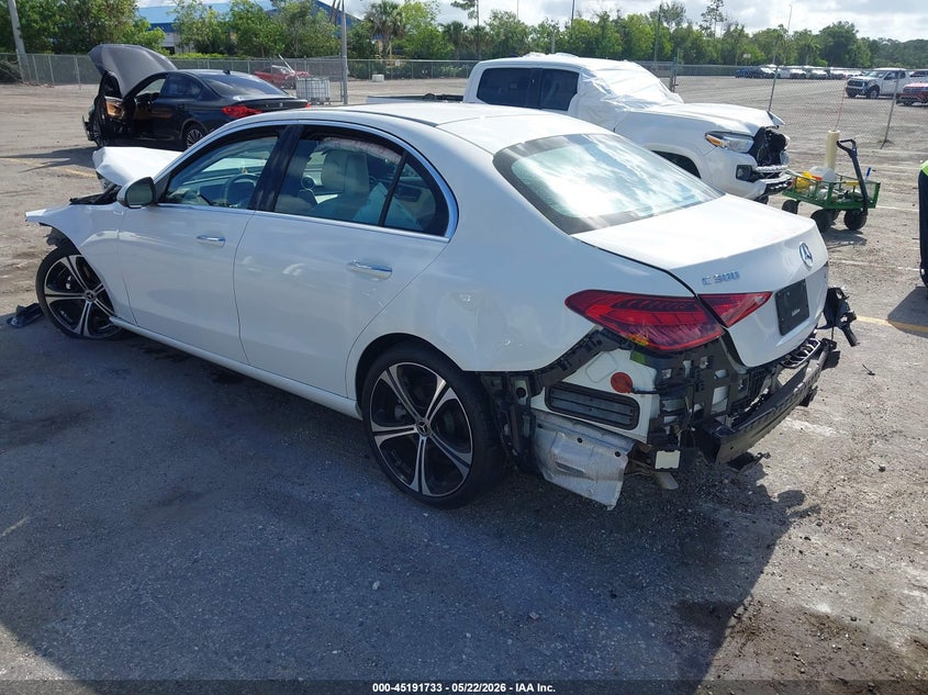 2024 Mercedes-benz C-klasse VIN W1KAF4GB7RR178732 IAAI salvage auction — LEFT FRONT, Certificate Of Destruction (Florida), sold $9,950 on 2026-07-29 (photo 3)