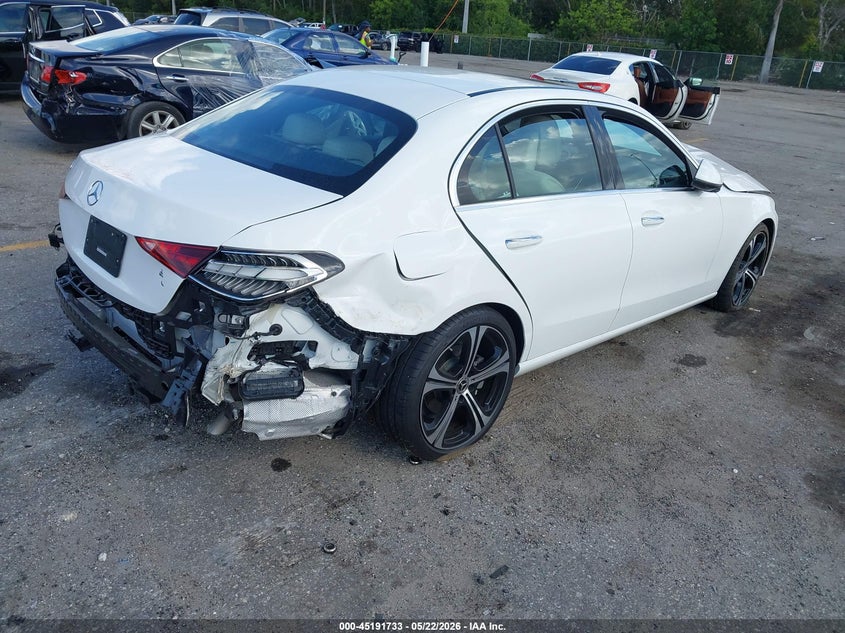 2024 Mercedes-benz C-klasse VIN W1KAF4GB7RR178732 IAAI salvage auction — LEFT FRONT, Certificate Of Destruction (Florida), sold $9,950 on 2026-07-29 (photo 4)
