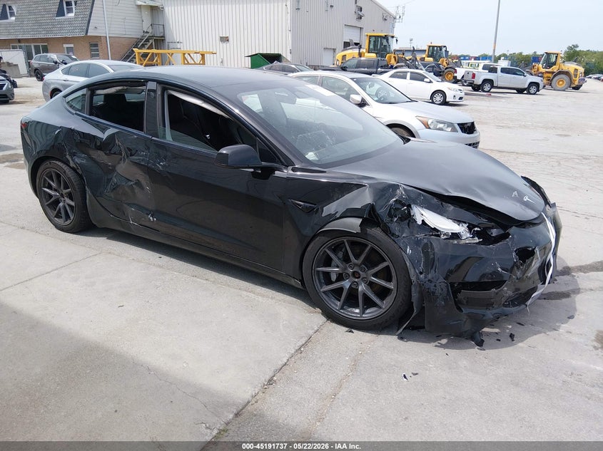 2021 Tesla Model 3 VIN 5YJ3E1EB0MF066778 IAAI salvage auction — FRONT END, Salvage (Illinois), sold $4,250 on 2026-08-29 (photo 1)