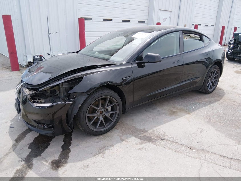2021 Tesla Model 3 VIN 5YJ3E1EB0MF066778 IAAI salvage auction — FRONT END, Salvage (Illinois), sold $4,250 on 2026-08-29 (photo 2)