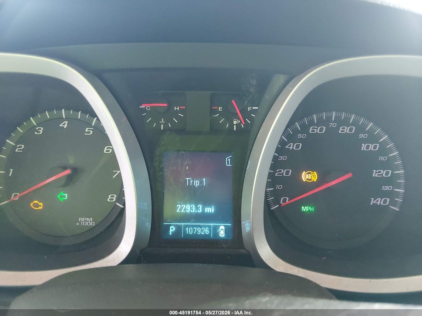 2010 Chevrolet Equinox VIN 2CNALDEW5A6392803 IAAI salvage auction — LEFT REAR, Salvage (Missouri), sold $1,100 on 2026-07-09 (photo 7)