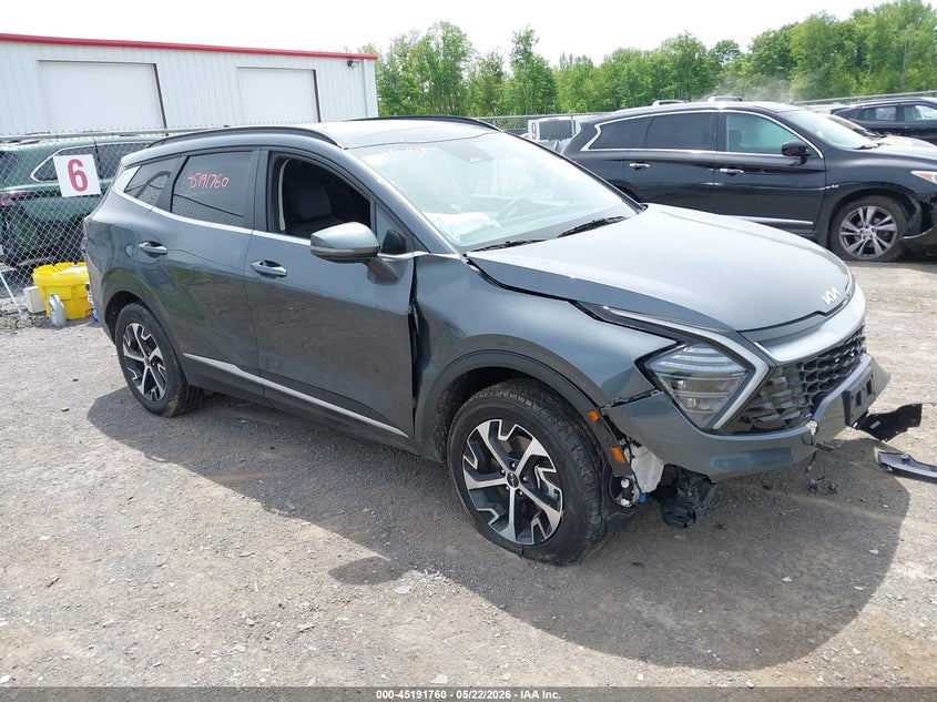 2024 Kia Sportage VIN KNDPVCDG7R7134159 IAAI salvage auction — FRONT END, Mv-907A (New York), sold $6,075 on 2026-07-14 (photo 1)