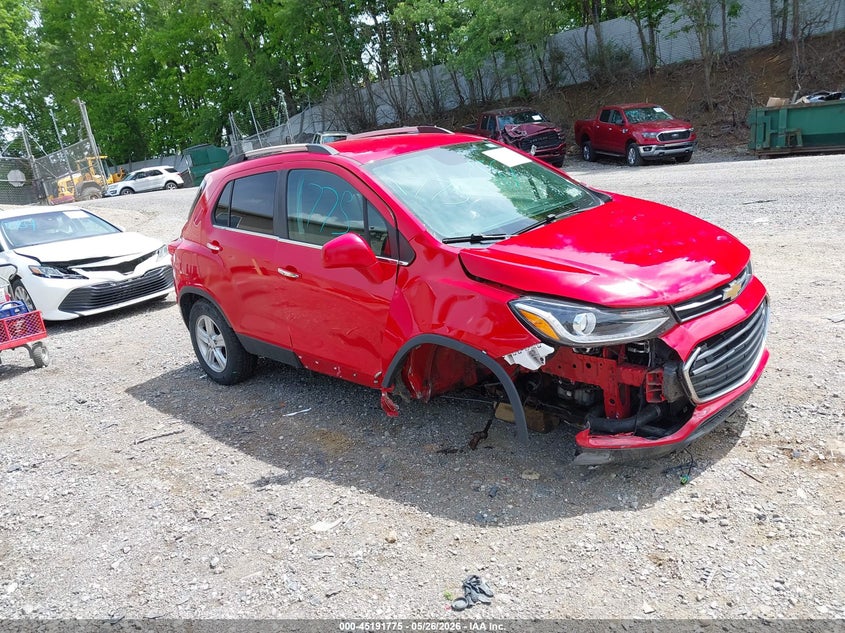 2020 Chevrolet Trax VIN KL7CJPSB4LB341585 IAAI salvage auction — RIGHT FRONT, Salvage Title, sold $1,500 on 2026-07-07 (photo 1)