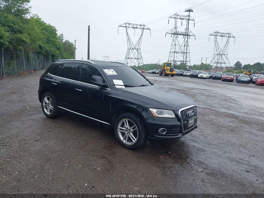 2016 Audi Q5 VIN WA1L2AFP1GA128344 IAAI salvage auction — NORMAL WEAR, Clear (Pennsylvania), sold $2,725 on 2026-07-17 (photo 1)