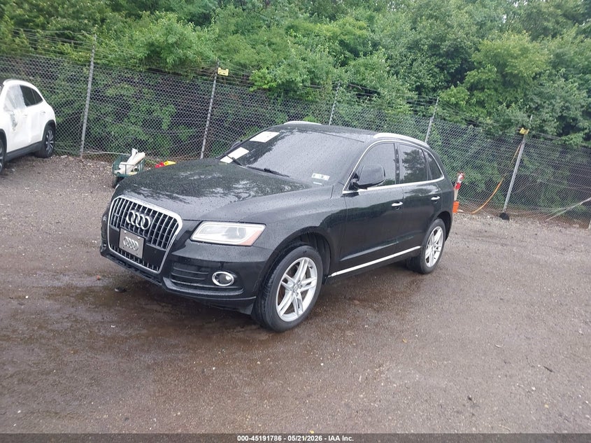 2016 Audi Q5 VIN WA1L2AFP1GA128344 IAAI salvage auction — NORMAL WEAR, Clear (Pennsylvania), sold $2,725 on 2026-07-17 (photo 2)