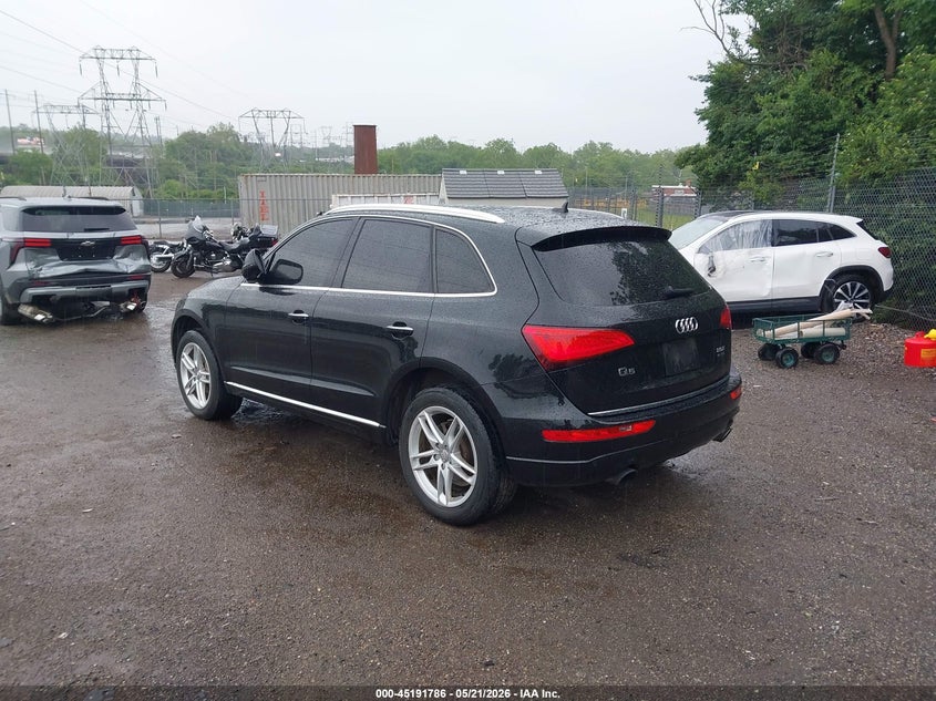 2016 Audi Q5 VIN WA1L2AFP1GA128344 IAAI salvage auction — NORMAL WEAR, Clear (Pennsylvania), sold $2,725 on 2026-07-17 (photo 3)