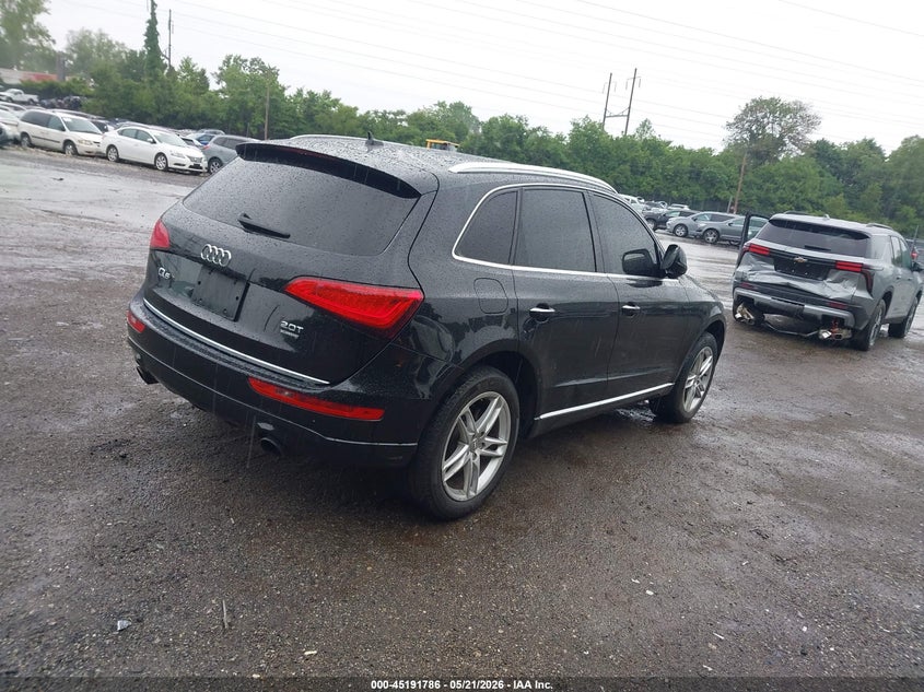 2016 Audi Q5 VIN WA1L2AFP1GA128344 IAAI salvage auction — NORMAL WEAR, Clear (Pennsylvania), sold $2,725 on 2026-07-17 (photo 4)