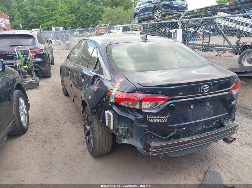 2023 Toyota Corolla VIN JTDP4MCE2PJ102356 IAAI salvage auction — SIDE, Salvage (Massachusetts), sold $3,550 on 2026-07-28 (photo 3)