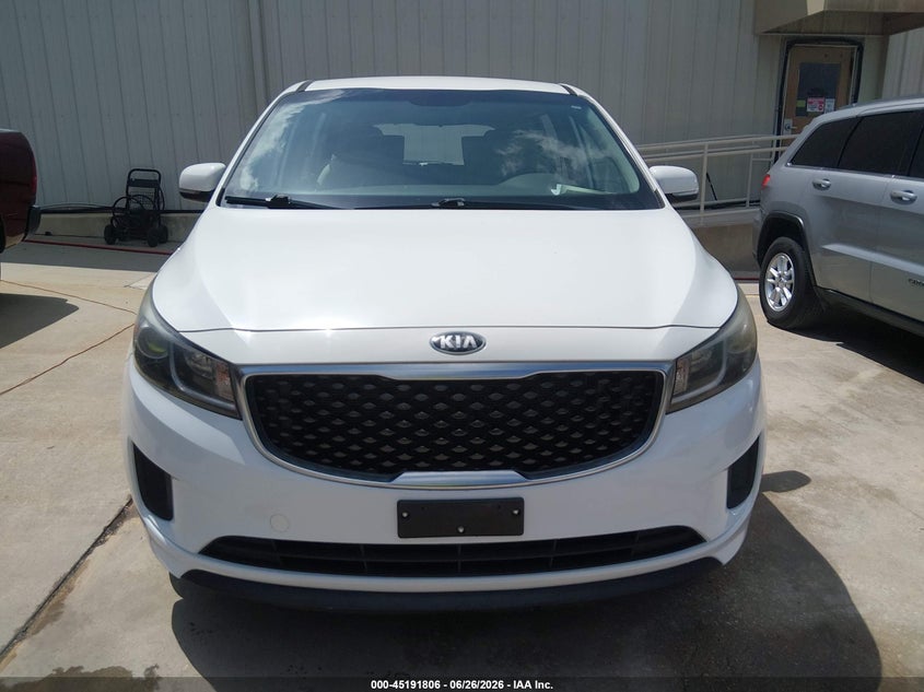 2018 Kia SEDONA VIN KNDMA5C15J6408797 IAAI salvage auction — FRONT END, Sf97 (Texas), sold $14,450 on 2026-07-07 (photo 6)