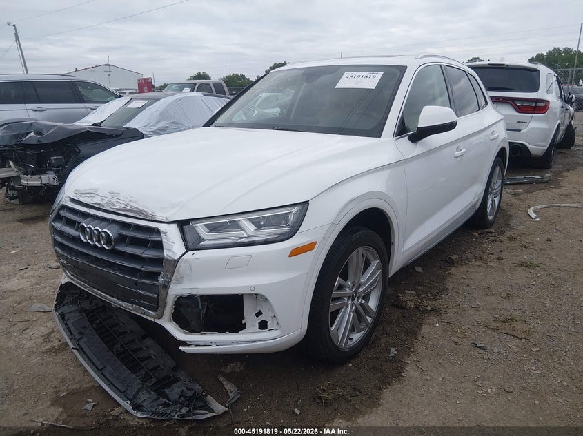 2019 Audi Q5 VIN WA1BNAFY6K2046284 IAAI salvage auction — FRONT END, Salvage (Indiana), sold $6,300 on 2026-07-29 (photo 2)