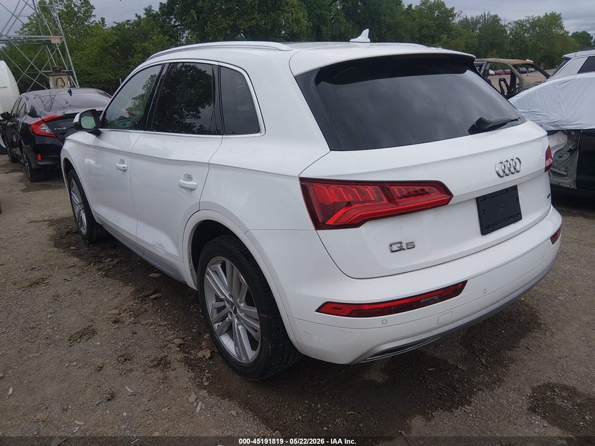 2019 Audi Q5 VIN WA1BNAFY6K2046284 IAAI salvage auction — FRONT END, Salvage (Indiana), sold $6,300 on 2026-07-29 (photo 3)