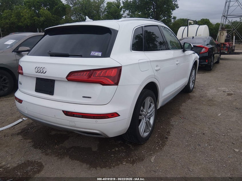 2019 Audi Q5 VIN WA1BNAFY6K2046284 IAAI salvage auction — FRONT END, Salvage (Indiana), sold $6,300 on 2026-07-29 (photo 4)