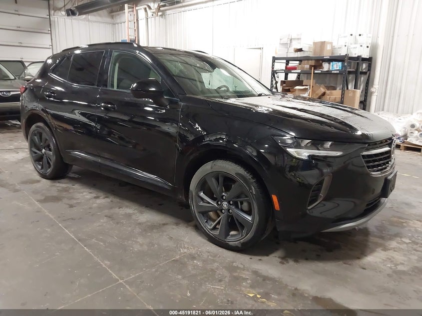 2023 Buick Envision VIN LRBFZMR44PD041729 IAAI salvage auction — HAIL, Salvage Title, sold $6,300 on 2026-07-21 (photo 1)