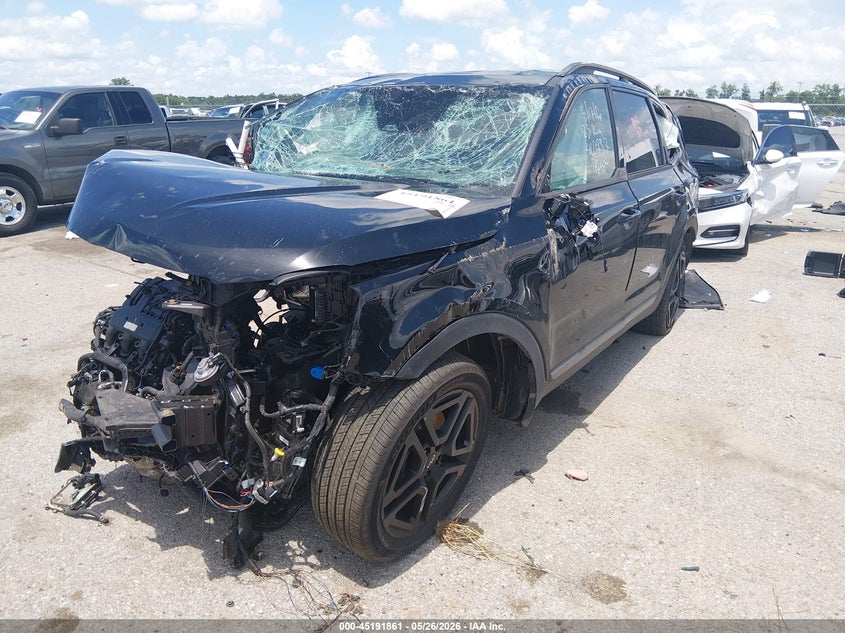 2023 Kia Telluride VIN 5XYP5DGC9PG410937 IAAI salvage auction — ROLLOVER, Salvage (Louisiana), sold $550 on 2026-07-14 (photo 2)