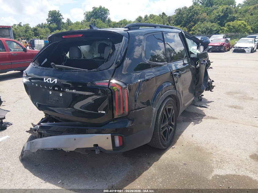 2023 Kia Telluride VIN 5XYP5DGC9PG410937 IAAI salvage auction — ROLLOVER, Salvage (Louisiana), sold $550 on 2026-07-14 (photo 4)