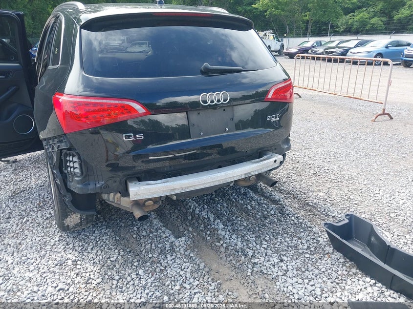 2012 Audi Q5 VIN WA1LFAFP3CA122186 IAAI salvage auction — REAR END, Original (Kentucky), sold $825 on 2026-07-14 (photo 6)