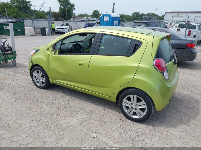 2014 Chevrolet Spark VIN KL8CB6S99EC422143 IAAI salvage auction — LEFT FRONT, Salvage (Indiana), sold $350 on 2026-07-09 (photo 3)