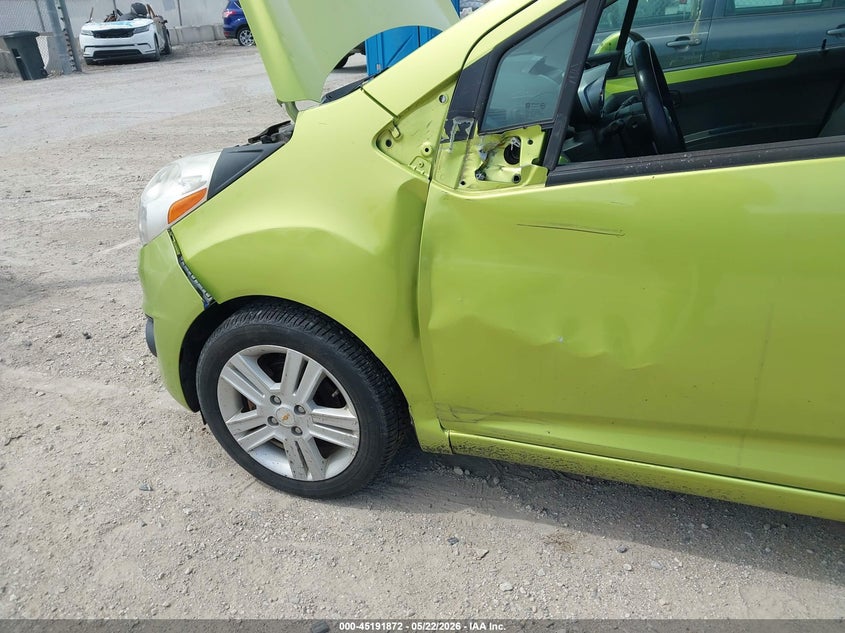 2014 Chevrolet Spark VIN KL8CB6S99EC422143 IAAI salvage auction — LEFT FRONT, Salvage (Indiana), sold $350 on 2026-07-09 (photo 6)