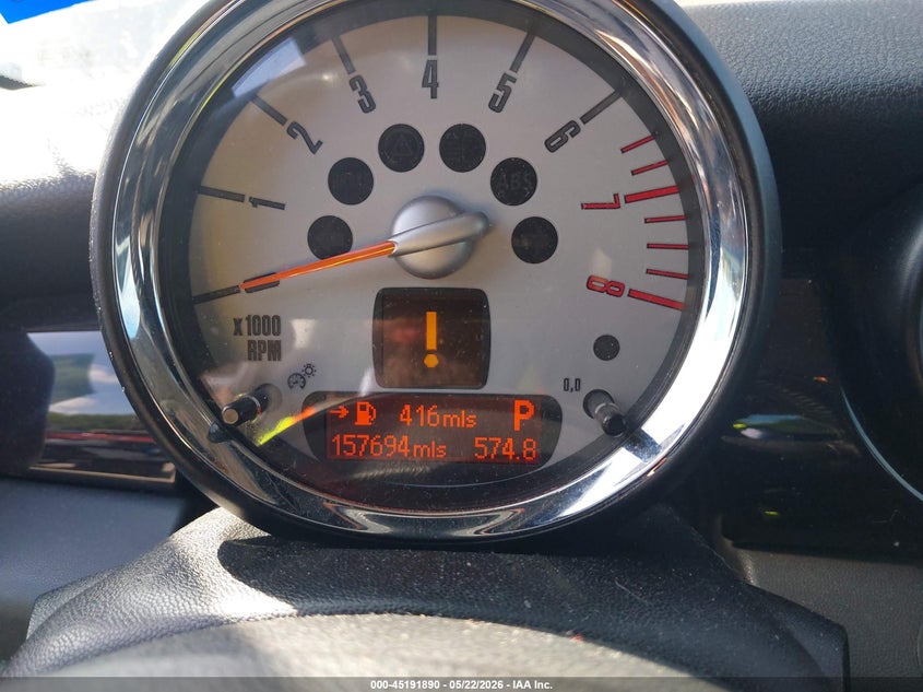 2009 Mini Cooper VIN WMWMF33509TW76918 IAAI salvage auction — NORMAL WEAR, Original (Texas), sold $500 on 2026-07-20 (photo 7)