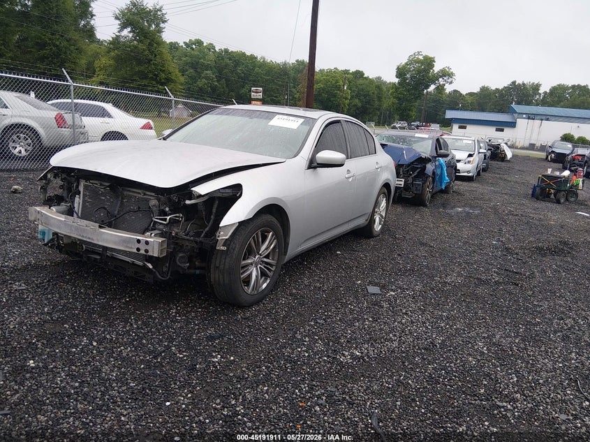 2013 Infiniti G VIN JN1CV6AR5DM355665 IAAI salvage auction — FRONT END, Salvage (South Carolina), sold $475 on 2026-07-28 (photo 2)