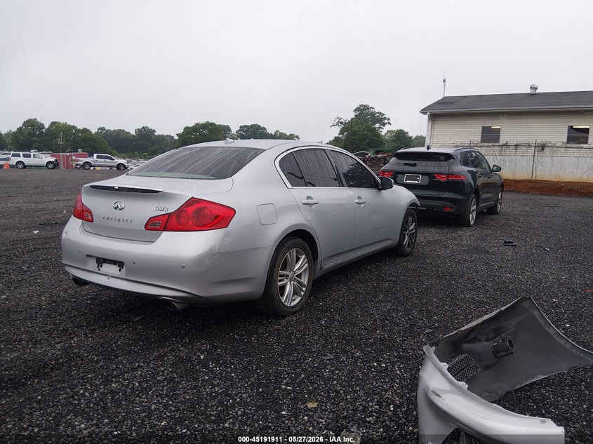 2013 Infiniti G VIN JN1CV6AR5DM355665 IAAI salvage auction — FRONT END, Salvage (South Carolina), sold $475 on 2026-07-28 (photo 4)